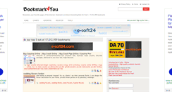 Desktop Screenshot of bookmark4you.com